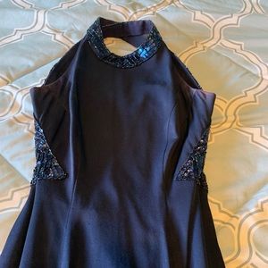 Navy blue formal dress